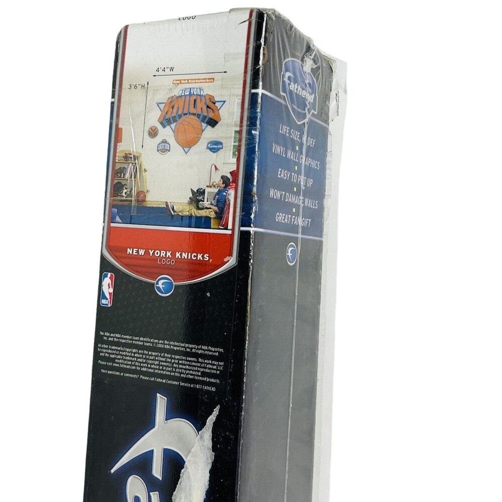 Real Big Fathead NBA‎ NY Knicks Logo Wall Decal 62-62005 3’ 6” X 4’ 4”